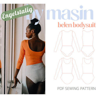 Belen Bodysuit - PDF patroon - lange mouw
