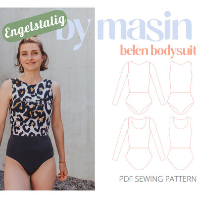Belen Bodysuit - PDF patroon - korte mouw